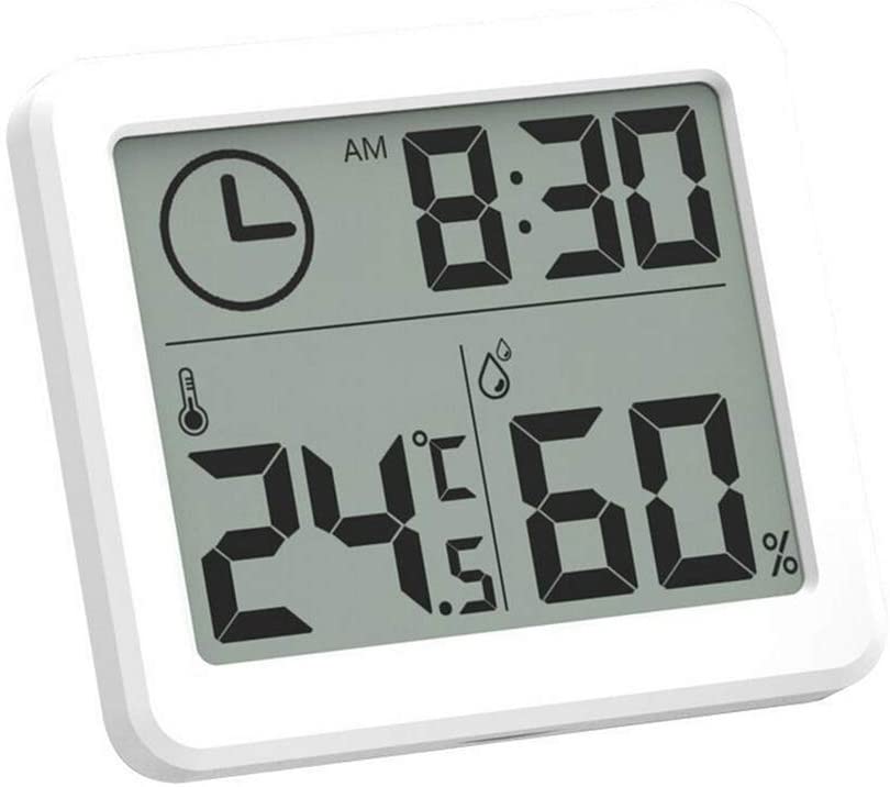 Mini Statie Meteo MRG M-365, Pentru interior, Termometru, Higrometru, Alb