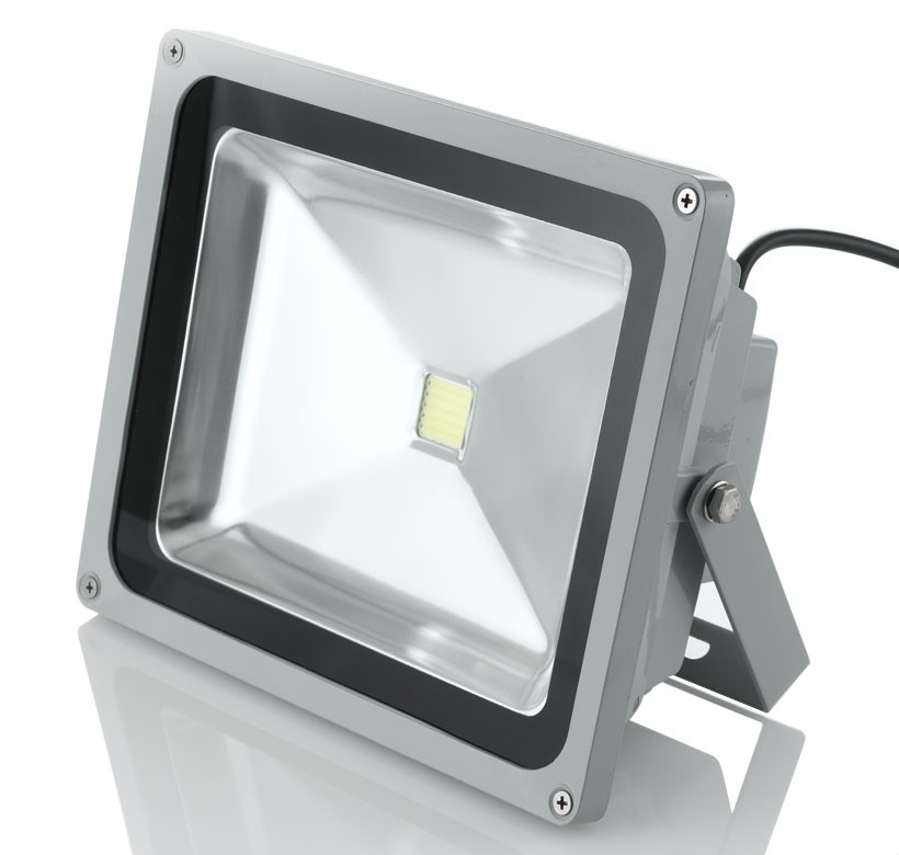 Proiector LED SMD 50W Economic 6500K ( Lumina Rece) 220V de Interior si Exterior Rezistent la Apa IP65