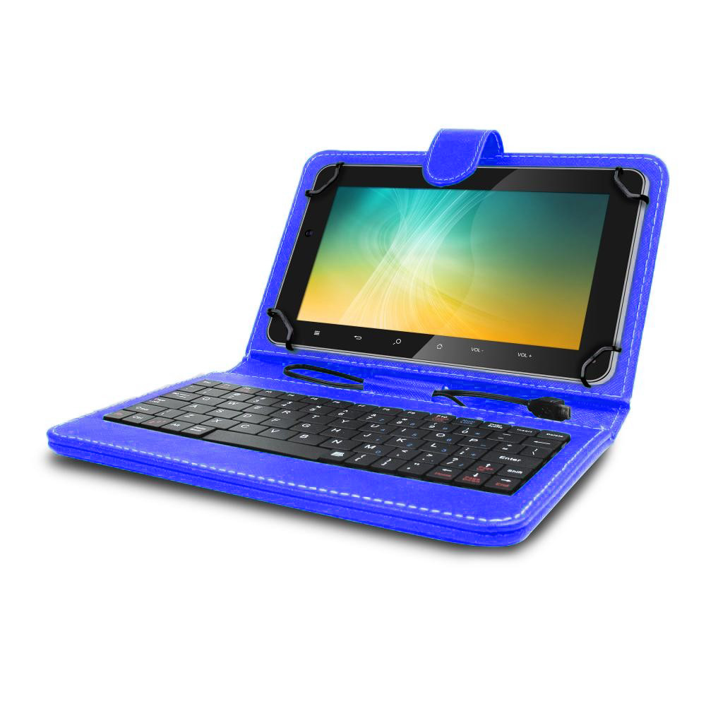 Husa Tableta Tastatura L-404 10 Micro X Albastru