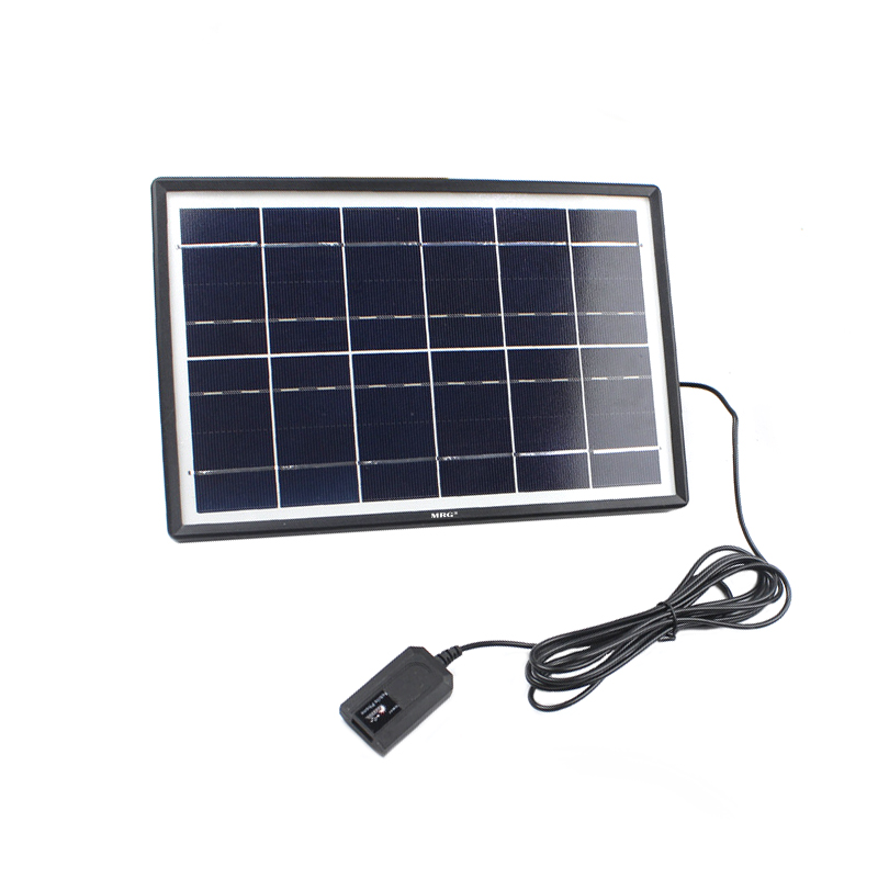 Panou Solar Portabil MRG MGD100, 8W, Iesire USB, Negru