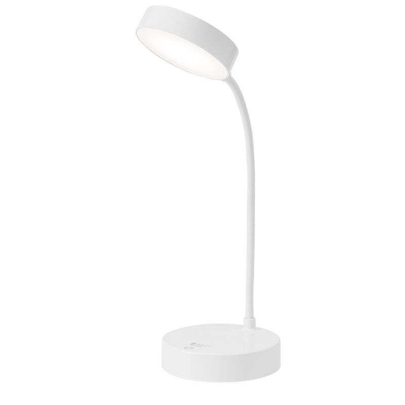 Lampa LED Flexibila de Birou MRG M1631, Reincarcabila, Touch , Alba